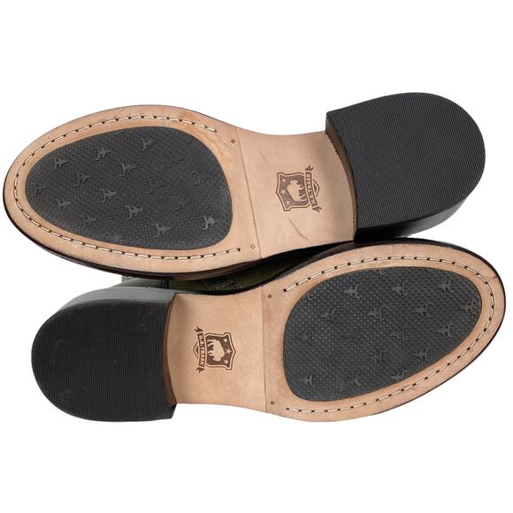 NWOB Sundance Trask Women's Brett Lace Up Combat Boots in Olive Camo, Size 6 - Picture 13 of 13